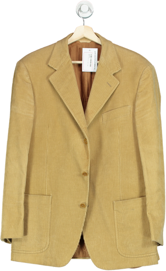 Paul & Shark Beige Corduroy Blazer UK XXL