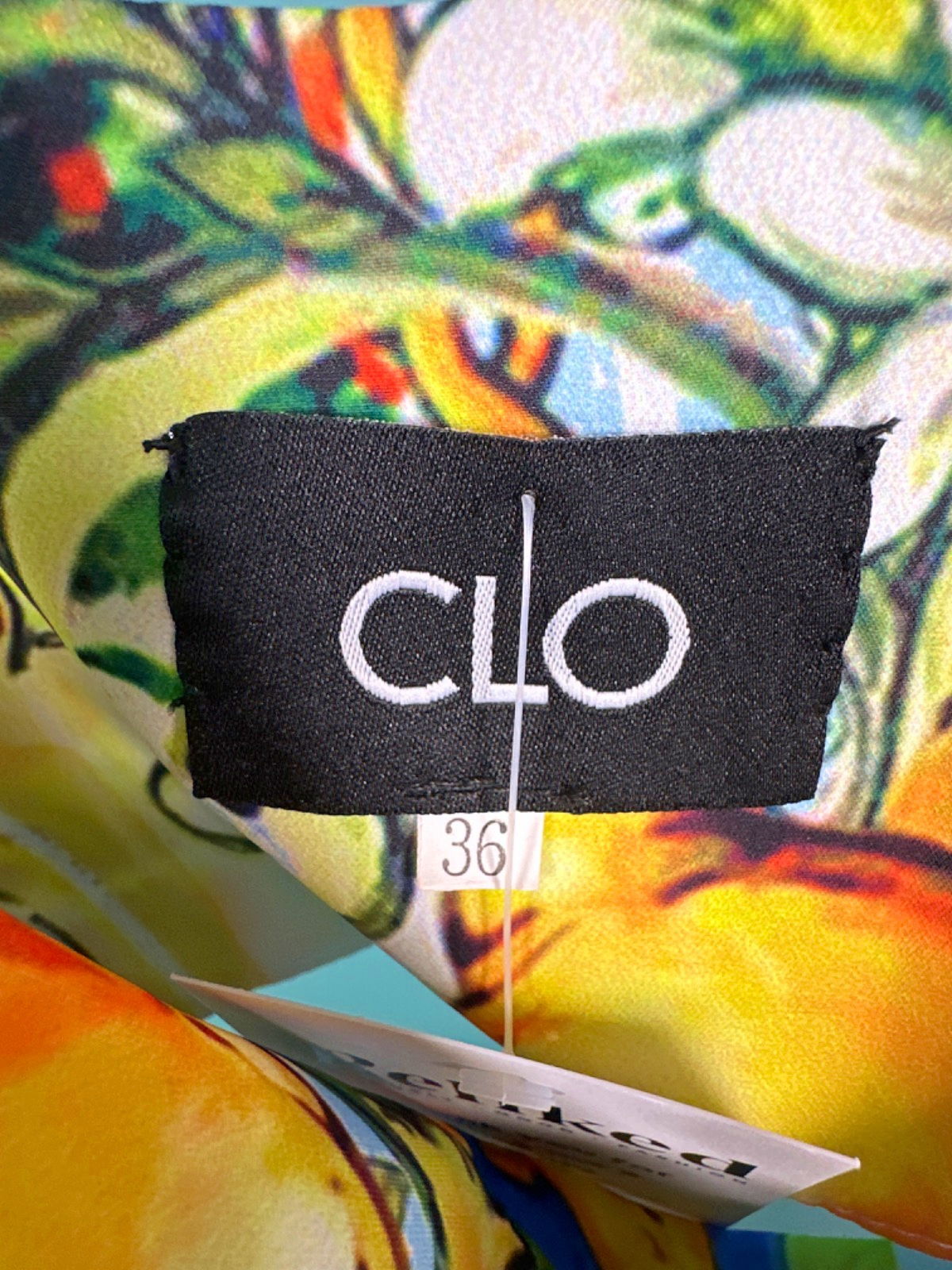 CLO Multi-Coloured Printed Crop Top 36
