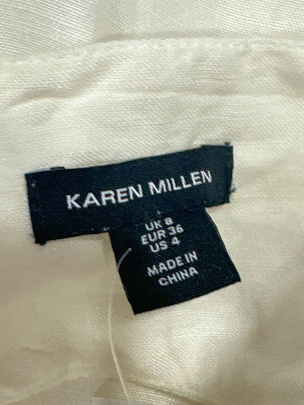 Karen Millen White Halter Neck Dress UK 8