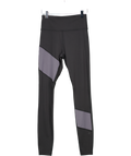 seissense Black Colour Blocked Cropped Legging UK S