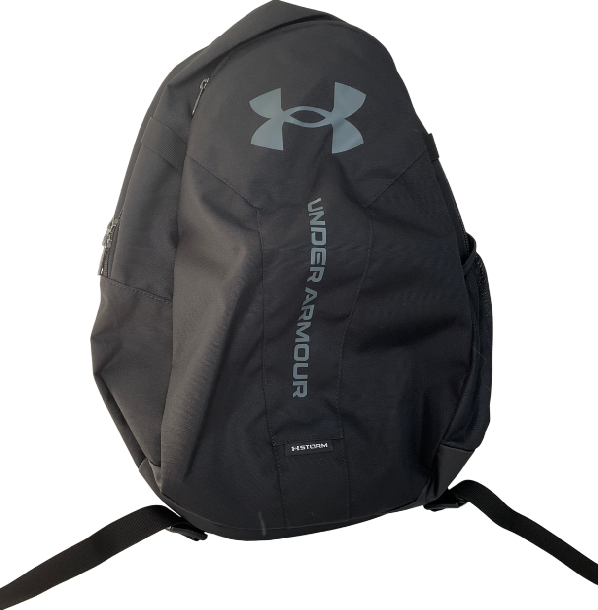 Black Under Armour Unisex's Ua Hustle Lite Backpack One Size