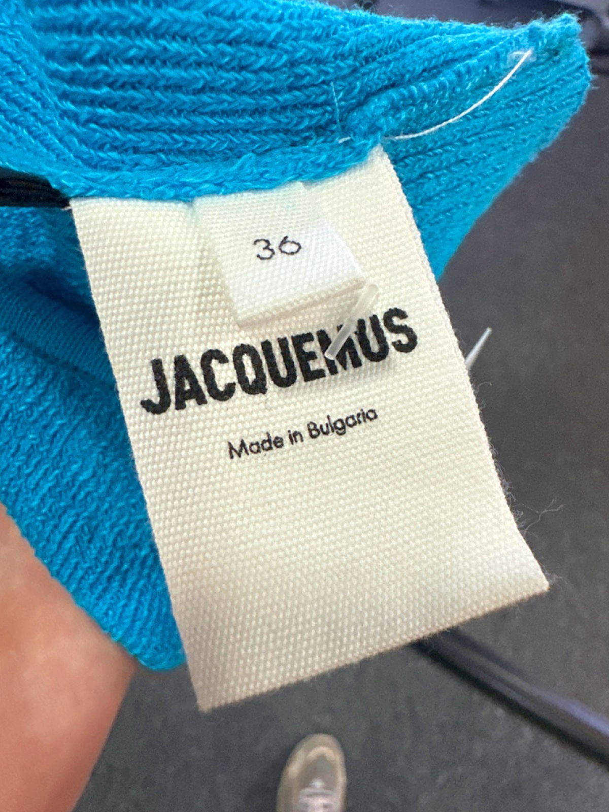 Jacquemus Blue Spalina Knit Top UK 8