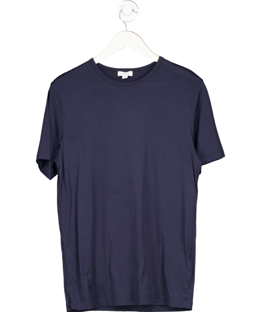 Sunspel Blue Classic T-shirt UK M