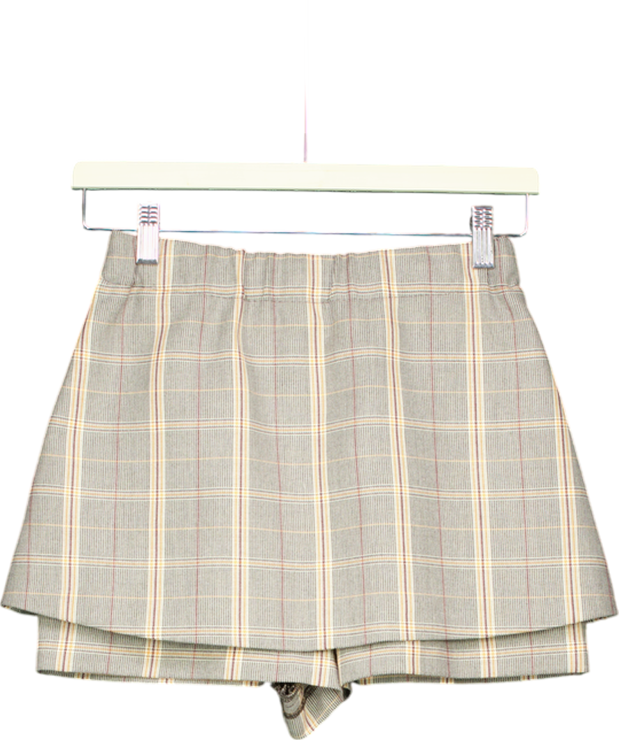 Maje Grey Checked Skort UK 6