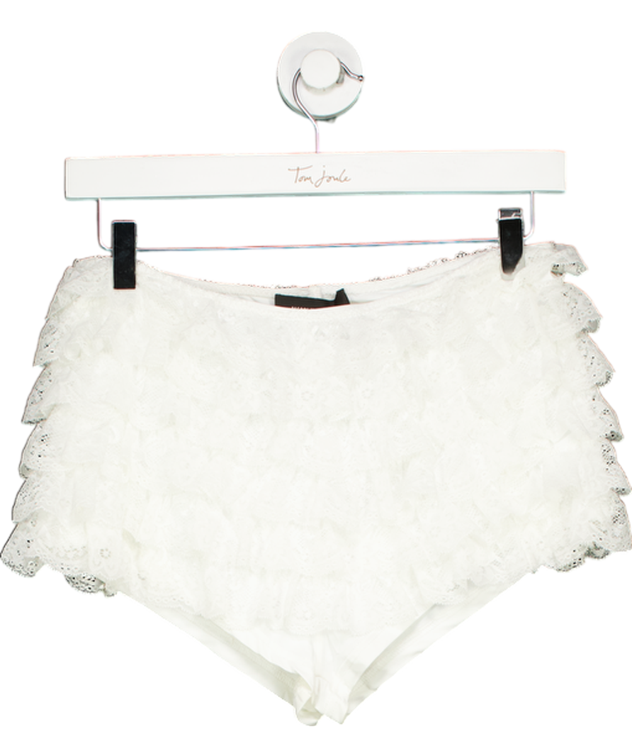 White Fox Adorable Thing Frill Skort White UK L