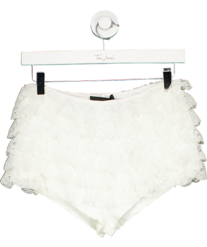 White Fox Adorable Thing Frill Skort White UK L