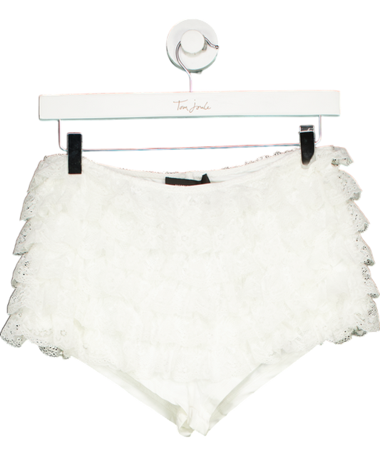 White Fox Adorable Thing Frill Skort White UK L