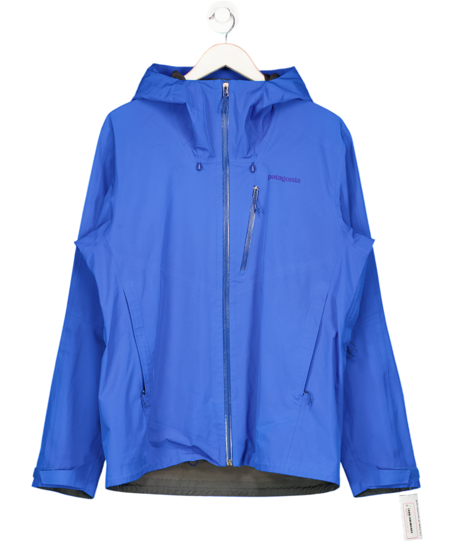 Patagonia Bright Blue Water Resistant Windbreaker Jacket UK M