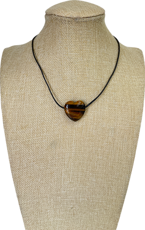 pilgrim Brown Stay Tiger Eye Necklace Silver-plated