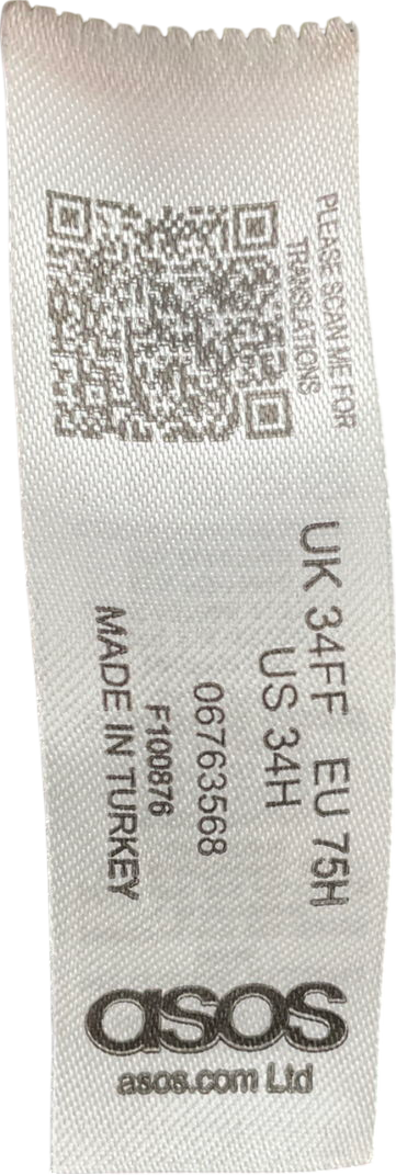 ASOS Heidi Green Velvet Triangle Bra UK 34FF