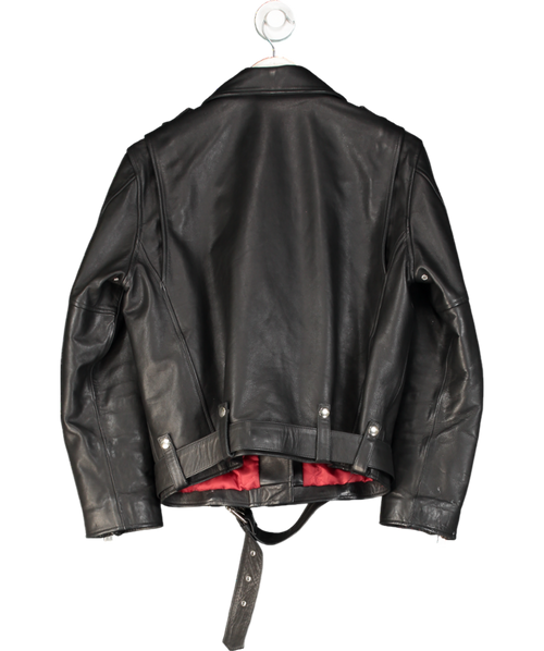 Anine Bing Black Leather Biker Jacket UK M