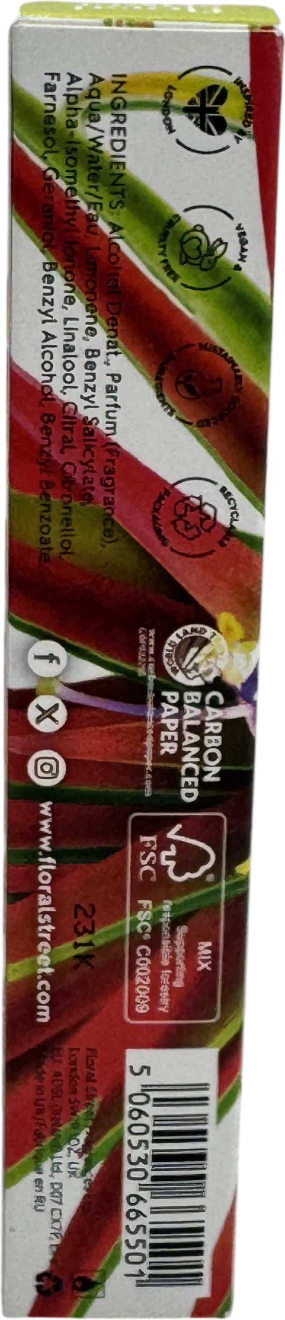 FLORAL STREET Floral Street Electric Rhubarb Eau De Parfum 10ml 10ml