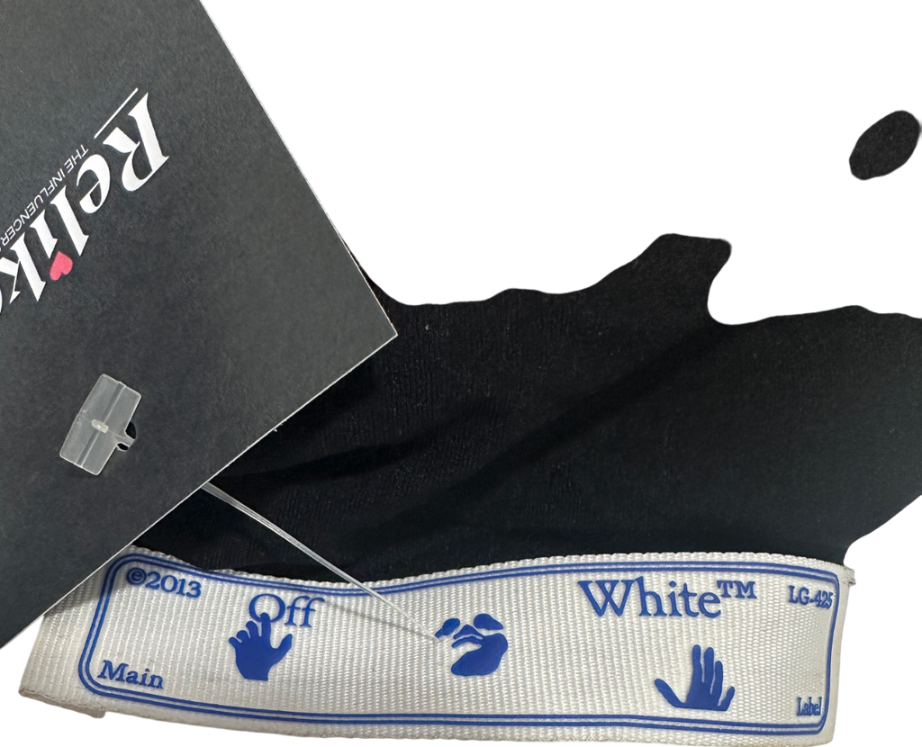 Off-White Black Off Stamp Second Skin T-shirt UK XS