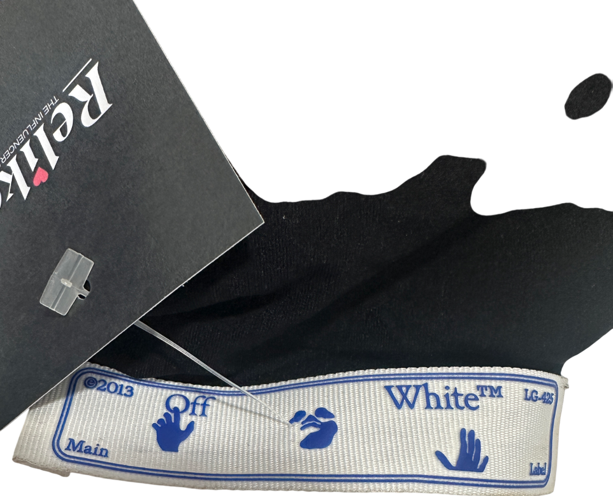 Off-White Black Off Stamp Second Skin T-shirt UK XS