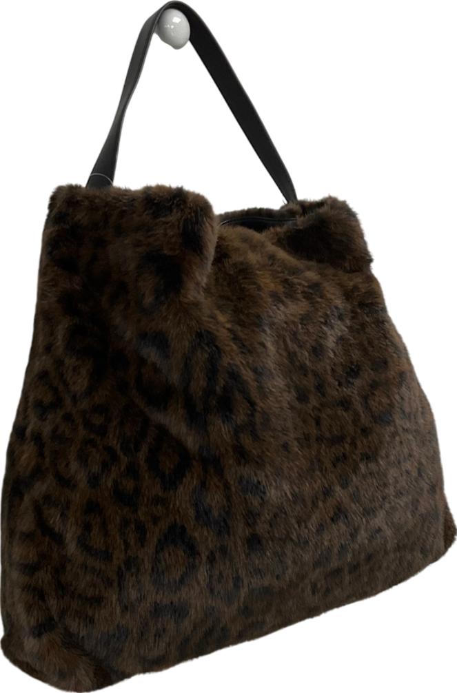 Next Brown Leopard Tote Bag One Size