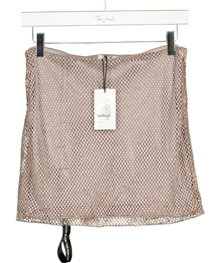 SLA the label Nude Drew Embellished Mini Skirt UK XS