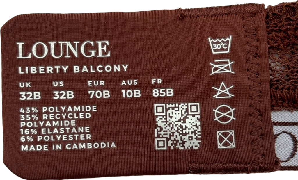 Lounge Brown Liberty Balcony Bra UK 32B