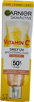 Garnier Vitamin C Daily Uv Brightening Fluid Sheer Glow, Spf50+ 40ml