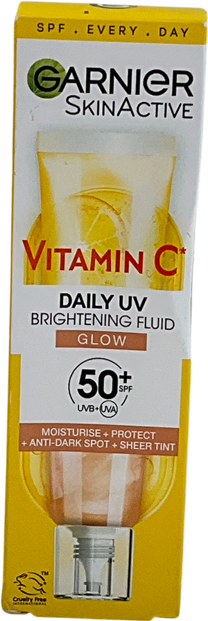 Garnier Vitamin C Daily Uv Brightening Fluid Sheer Glow, Spf50+ 40ml