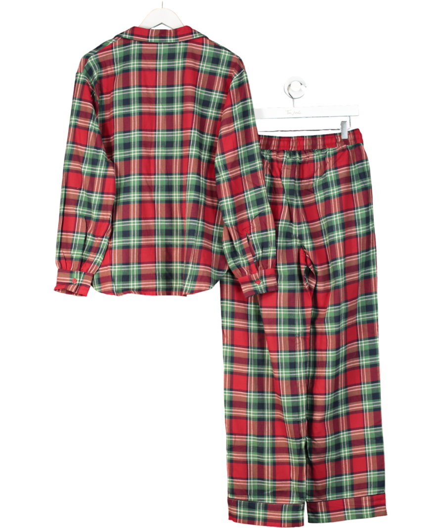 Chelsea Peers Red Gingham Brushed Long Sleeved Set UK 10