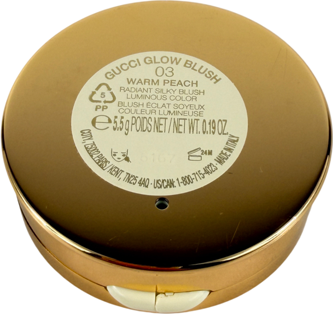 Gucci Glow Powder Blush 3 Warm Peach 5.5g