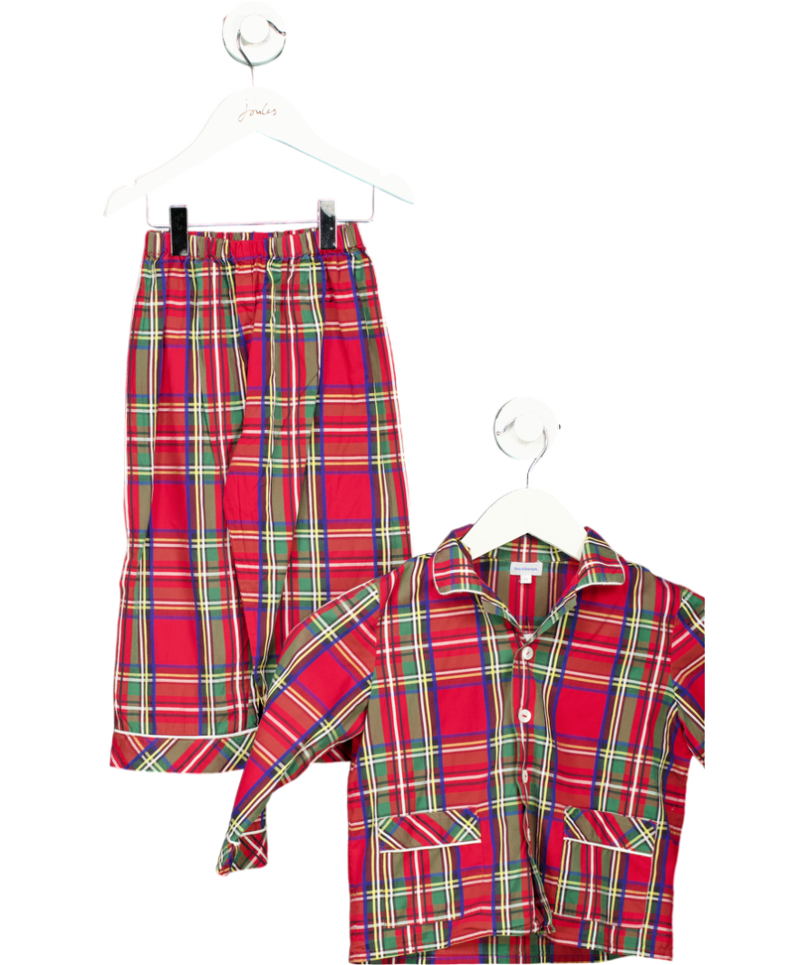 Beeboon Red Tartan Pyjama Set 3 Years