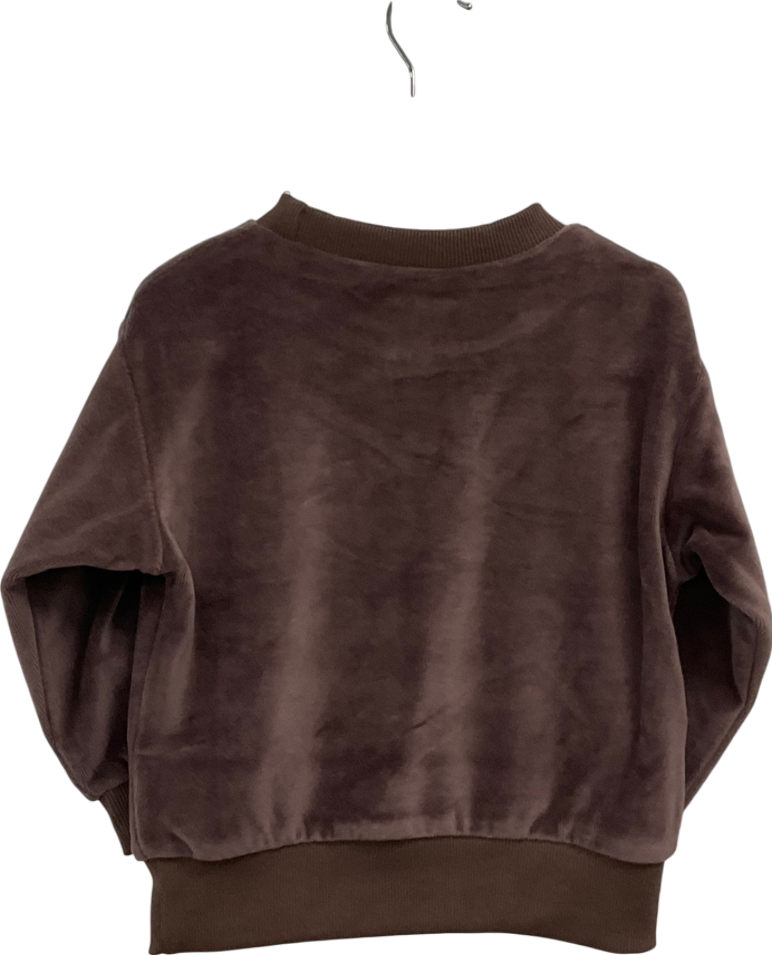 Wynken Brown Velour Sweat Shirt 2 Years