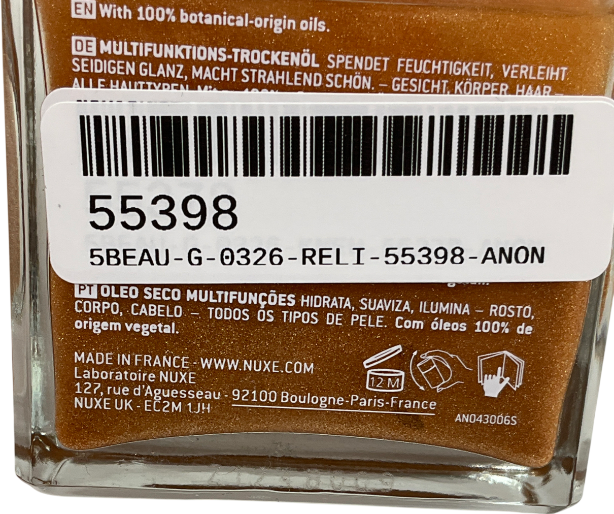 Nuxe Huile Prodigieuse® Riche Multi-purpose Dry Oil For Face, Body And Hair 50ml