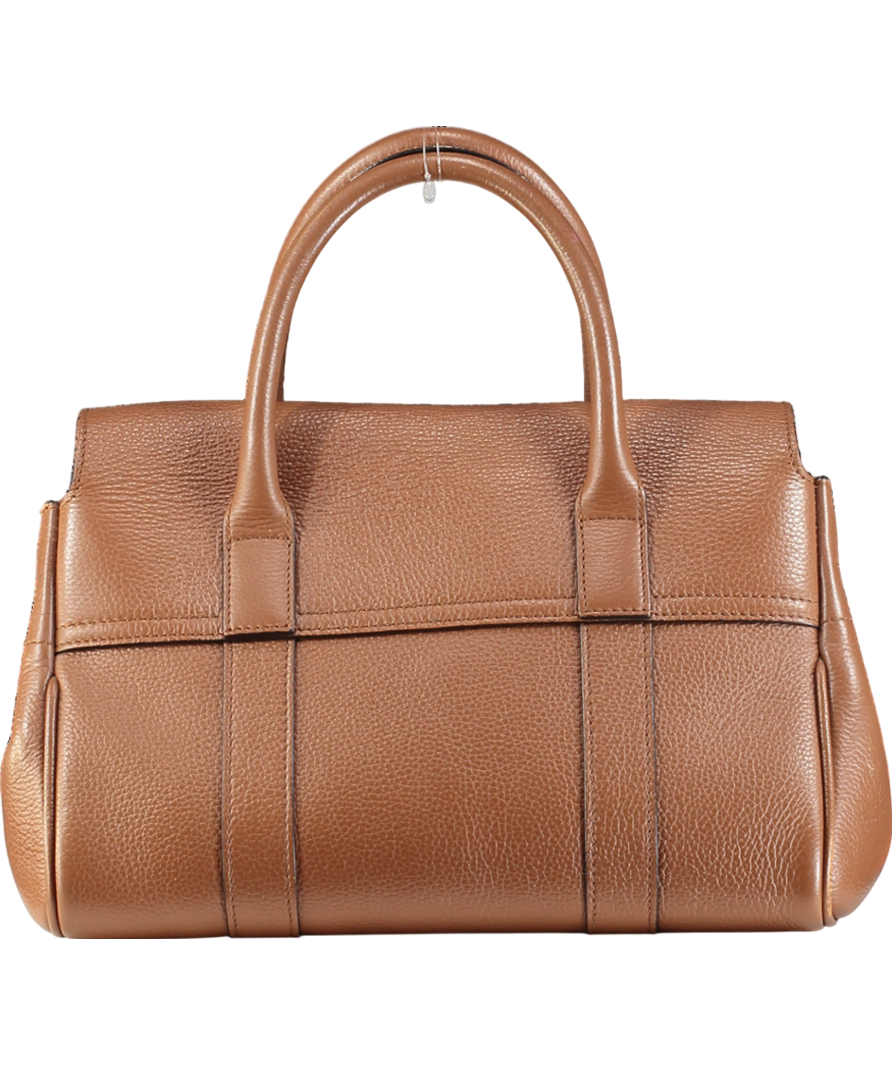 Mulberry Brown Bayswater Natural Vegetable Tanned Leather Satchel, Oak