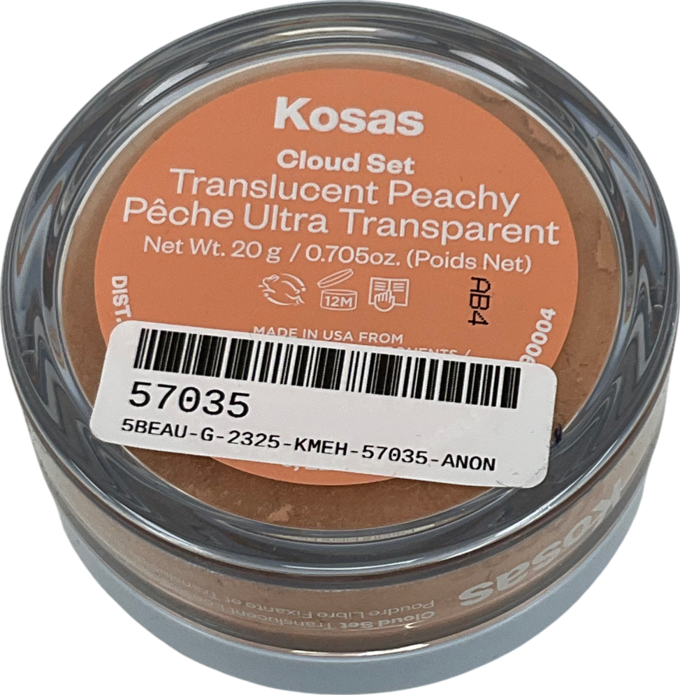 Kosas Cloud Set Translucent Loose Setting & Blurring Powder - Translucent Candy Peche Ultra 20g