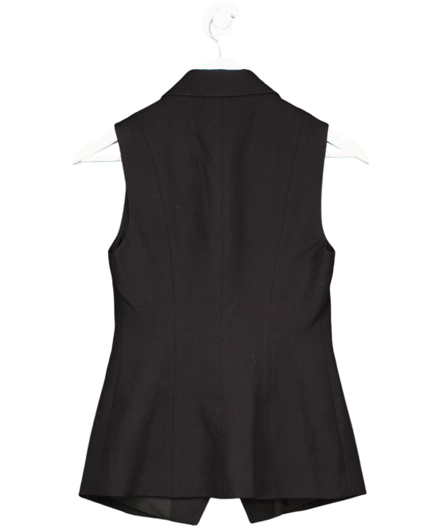 Karen Millen Black Tailored Waistcoat UK 6