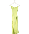 SLA the label Green Satin Myla Dress UK XXS