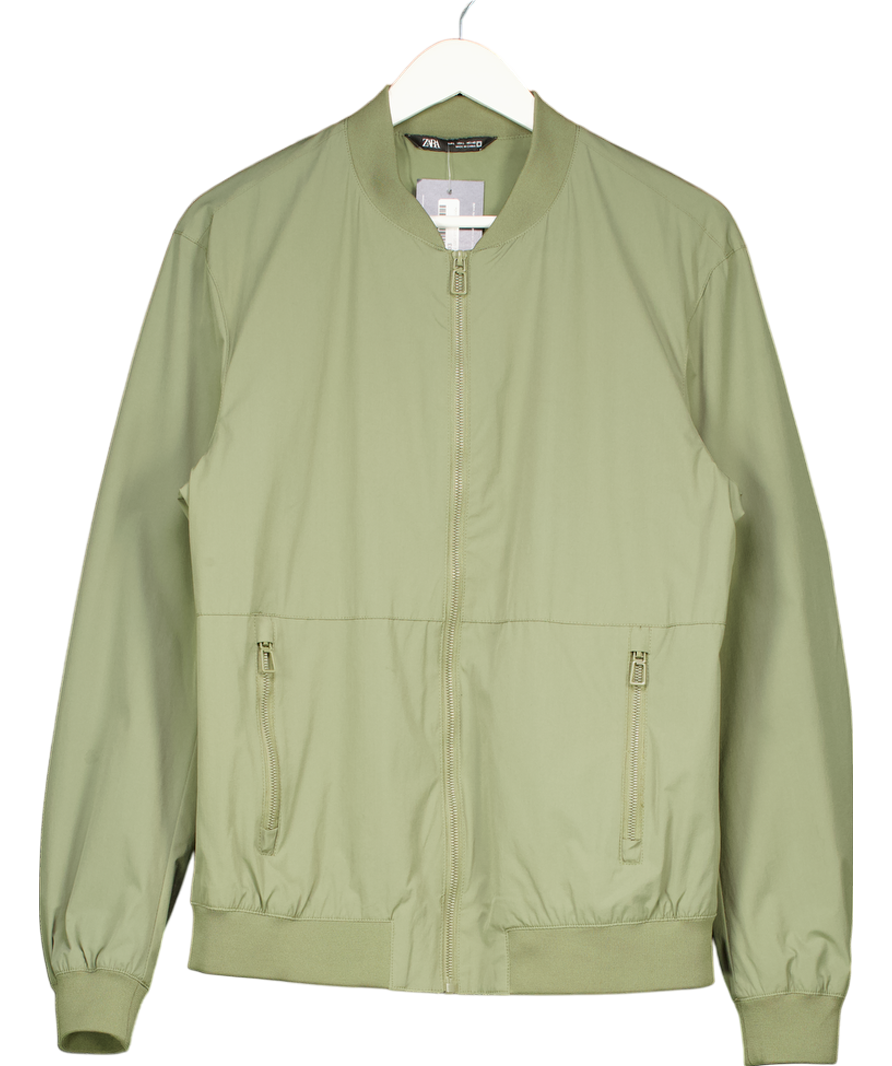 ZARA Green Lightweight Jacket UK L