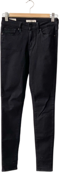 LEVI'S Black 711 Skinny Jeans W25