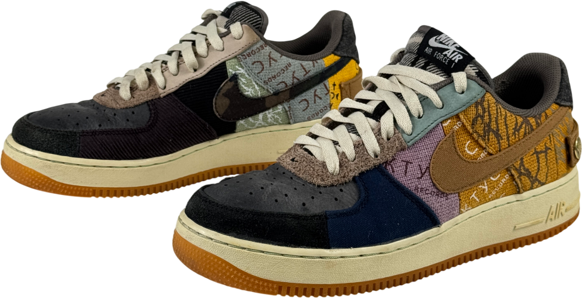 NIKE Blue X Travis Scott Air Force 1 Low 'cactus Jack' UK 8.5 EU 42.5 👞