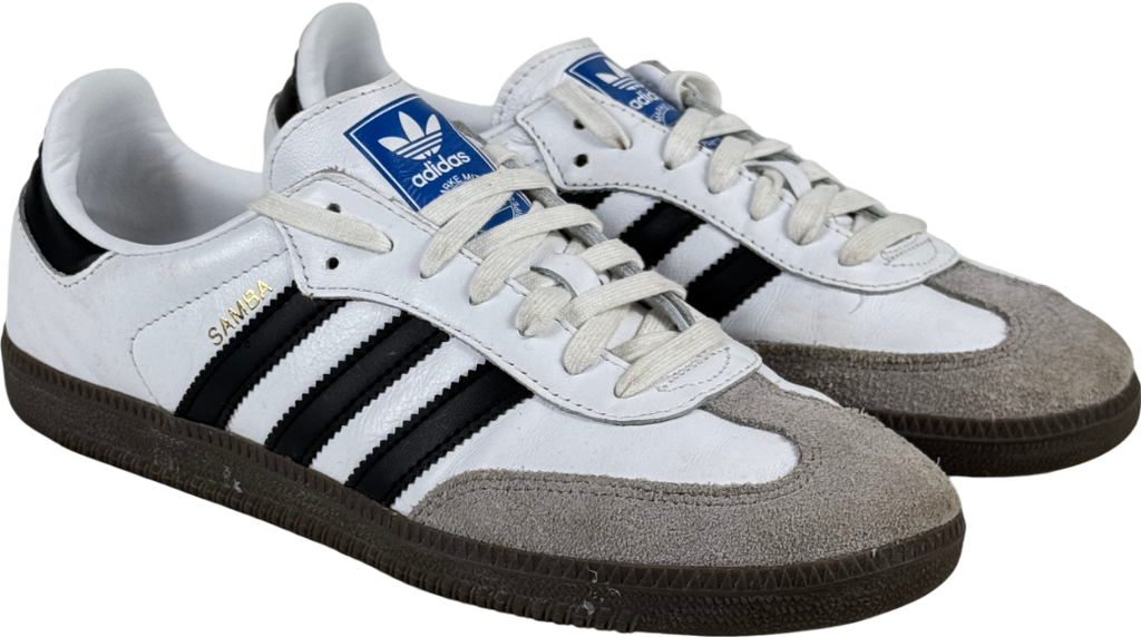 ADIDAS Samba Og Shoes In White / Black UK 7.5 EU 40.5 👠