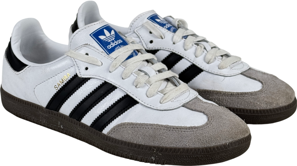 ADIDAS Samba Og Shoes In White / Black UK 7.5 EU 40.5 👠