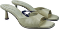 ZARA Cream Kitten Heel Mule Sandals UK 6 EU 39 👠