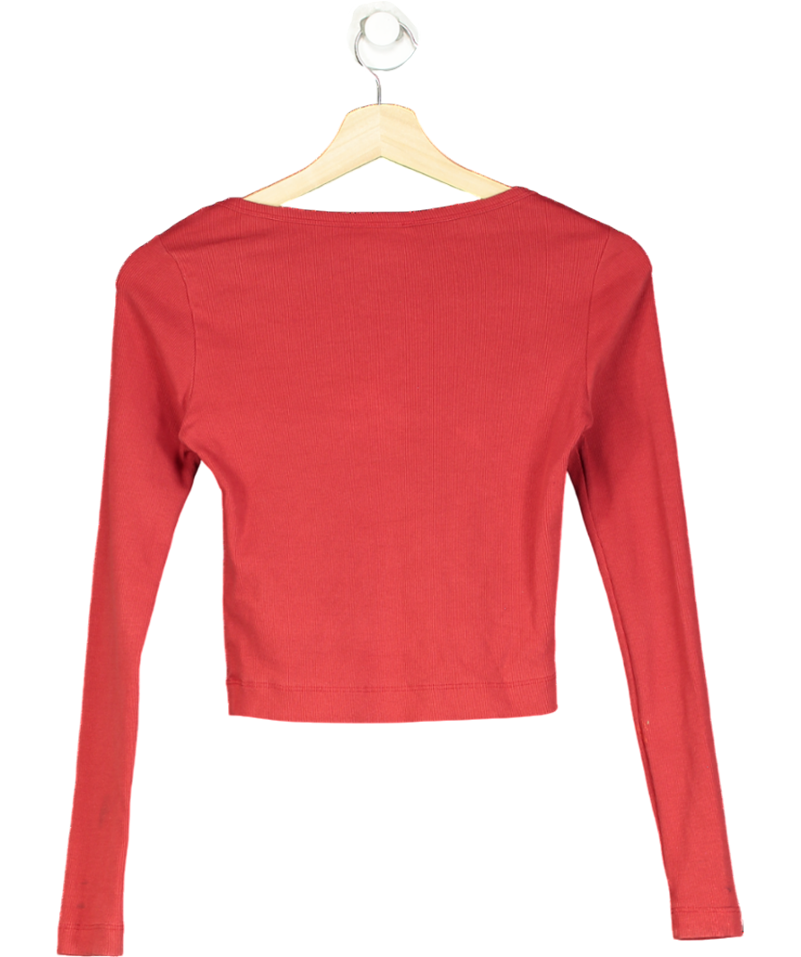 Diesel Red Printed Logo Shirt UK S