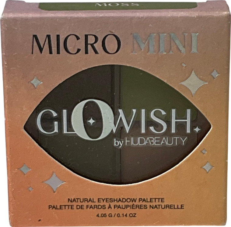 Huda Beauty Glowish Micro Mini Natural Eyeshadow Palette Moss 4g