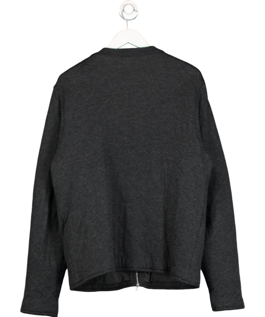 N.Peal Grey Cashmere Silk Jacket UK L