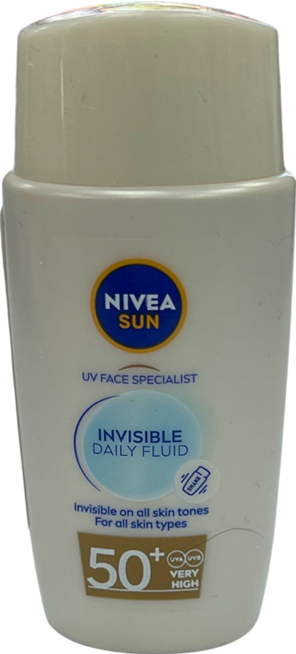 Nivea Sun UV Face Specialist Invisible Daily Fluid Very High SPF 50 40ml