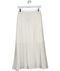 SELF WHO Cream Midi Skirt UK S