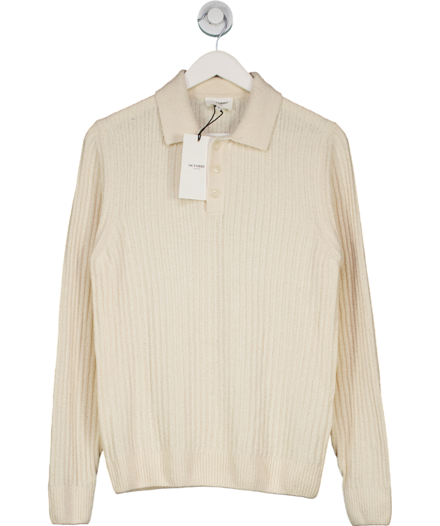 Octobre Editions Cream Marco Sweater UK M