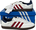adidas White Adidas Samba Og Core White, Team Victory Red & Night Indigo Trainers UK 4.5 EU 37.5 👠