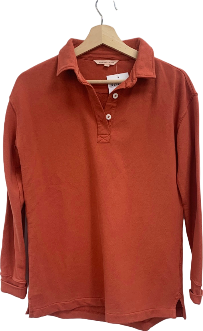 Beaufort & Blake Red Long Sleeve Polo Shirt UK XS