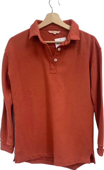 Beaufort & Blake Red Long Sleeve Polo Shirt UK XS