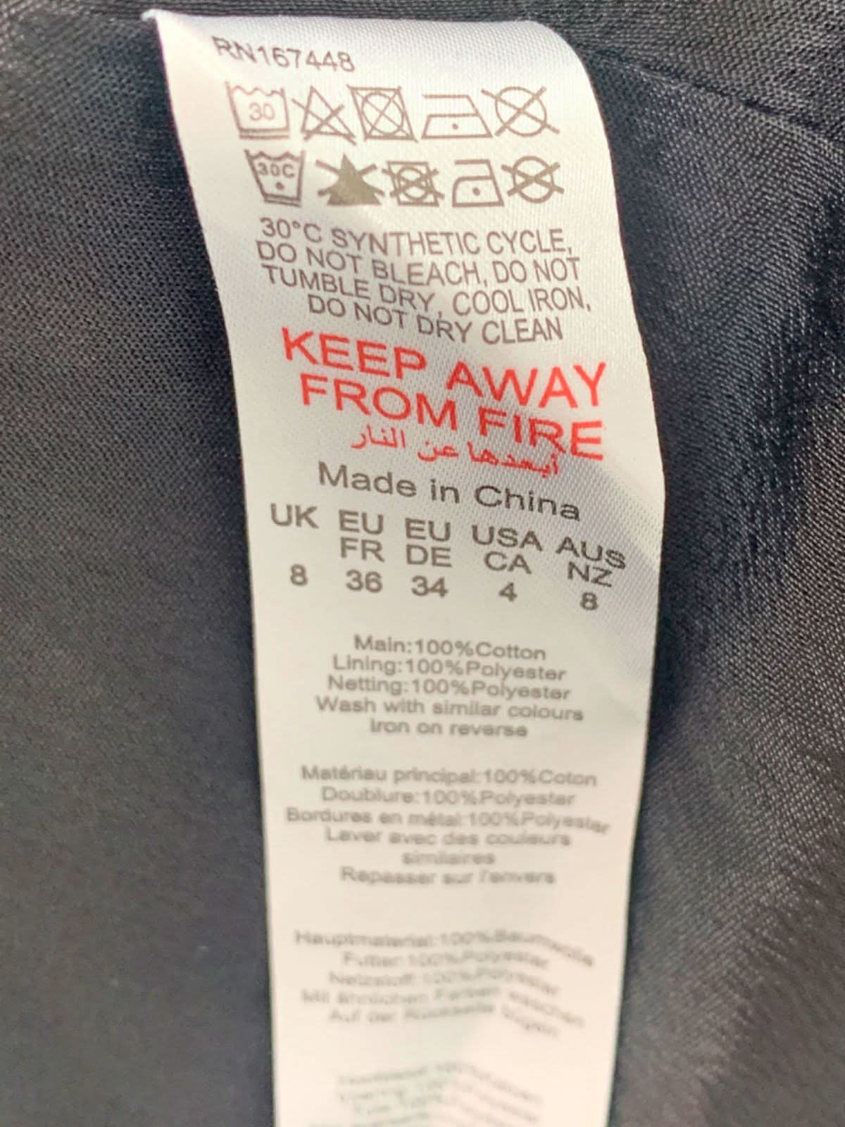 PrettyLittleThing Black Recycled Bust Corset Strappy Midi Dress Size UK 8