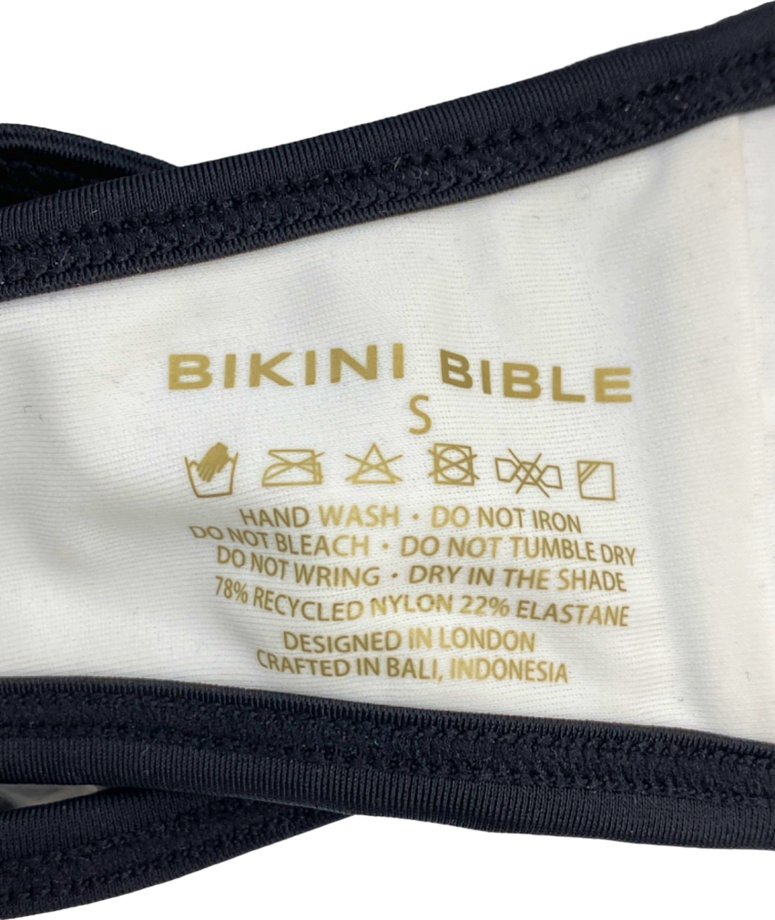 Bikini Bible White Bikini Swimwear Set UK XS/S