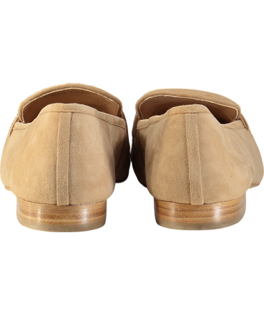 Hobbs Beige Camel Suede Raegan Suede Horsebit Loafers UK 8 EU 41 👠